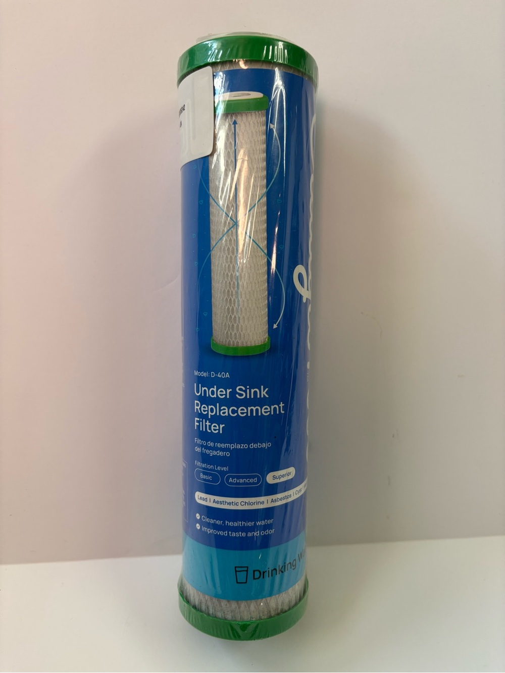 Culligan D-40A Under Sink Replacement Filter Superior 0.5 Micron New Sealed